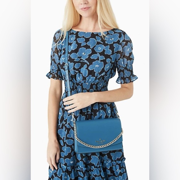 kate spade Handbags - Kate Spade New York Carson Convertible Crossbody-color Dark Peacock